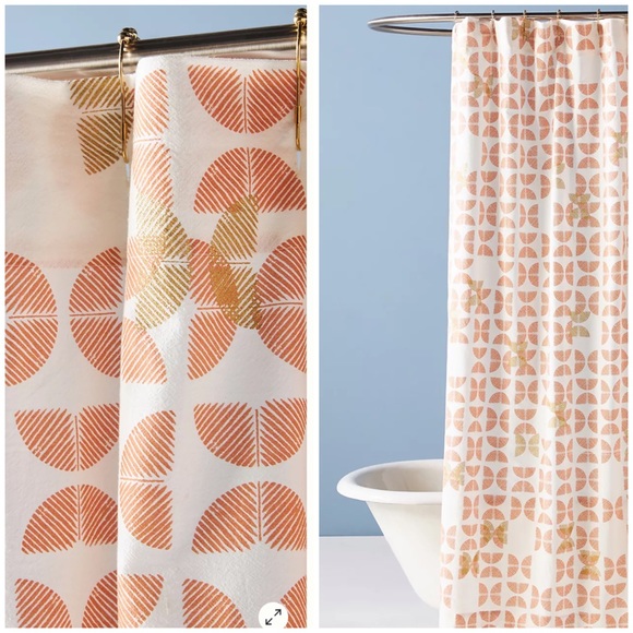 Anthropologie Bath Anthropologie Halley Shower Curtain Poshmark